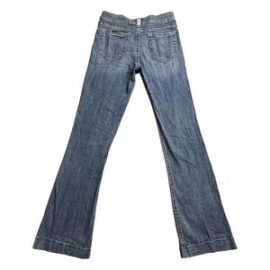 Ariat Jeans Girls 14 Blue Rylee Wide Leg REAL Low Rise Stretch 10036102